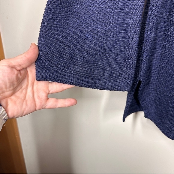 Nic + Zoe Linen Blend Color Block Knit Pullover XL - Picture 7 of 8